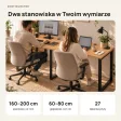 Biurko podwójne Iron Duo Loft - Buk