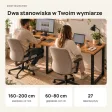 Biurko podwójne Iron Duo Loft - Olcha