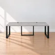 Biurko podwójne Iron Duo Loft - Beton