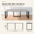 Biurko podwójne Iron Duo Loft - Beton