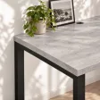 Biurko podwójne Iron Duo Loft - Beton