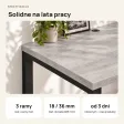 Biurko podwójne Iron Duo Loft - Beton
