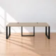 Biurko podwójne Iron Duo Loft - Cappuccino
