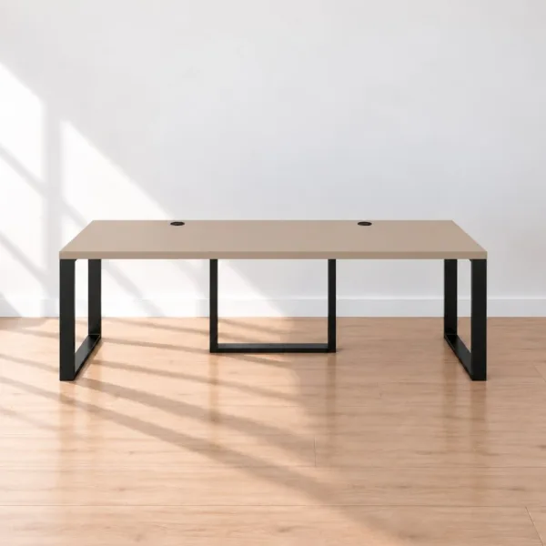 Biurko podwójne Iron Duo Loft - Cappuccino