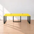 Biurko podwójne Iron Duo Loft - Żółty