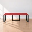 Biurko podwójne Iron Duo Loft - Czerwony