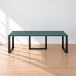 Biurko podwójne Iron Duo Loft - Zielony