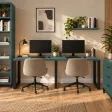 Biurko podwójne Iron Duo Loft - Zielony