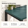 Biurko podwójne Iron Duo Loft - Zielony