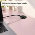 Biurko lekarskie narożne z szufladami - Różowe