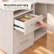 Biurko lekarskie narożne z szufladami - Sosna