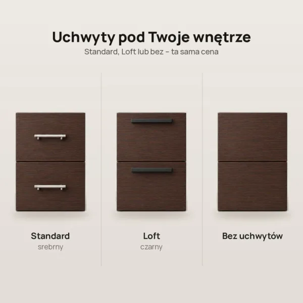 Biurko lekarskie narożne z szufladami - Wenge