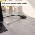 Biurko lekarskie narożne z szufladami - Beton