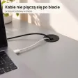 Biurko lekarskie narożne z szufladami - Szare