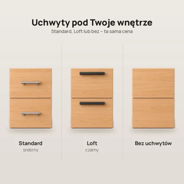 Biurko lekarskie narożne z szufladami - Buk