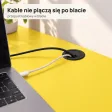 Biurko lekarskie narożne z szufladami - Żółte