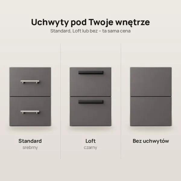 Biurko lekarskie narożne z szufladami - Grafit
