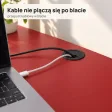 Biurko lekarskie narożne z szufladami - Czerwone