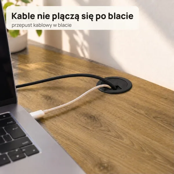 Biurko lekarskie narożne z szufladami - Dąb Kamienny
