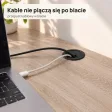 Biurko lekarskie narożne z szufladami - Dąb Sonoma