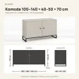 Komoda metalowa kaszmir - kolekcja Metalove