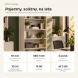 Regał metalowy podwójny Kaszmir - kolekcja Metalove