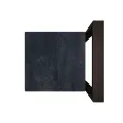 Metalowy Hoker loft z oparciem - Beton czarny