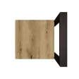 Metalowy Hoker loft z oparciem - Evoke