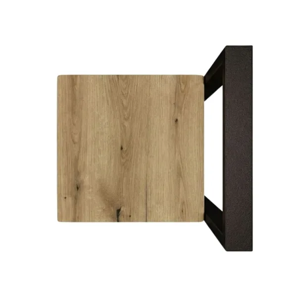 Metalowy Hoker loft z oparciem - Evoke