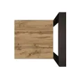 Metalowy Hoker loft z oparciem - Wotan