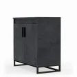 Szafka pod umywalkę - Beton czarny