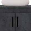 Szafka pod umywalkę - Beton czarny