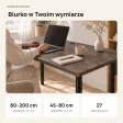 Biurko komputerowe Iron - Beton rdzawy
