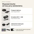 Biurko komputerowe Iron - Beton rdzawy