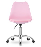 Krzesło obrotowe Edyta - Różowe