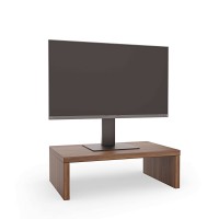 Pojedyncza podstawka pod monitor - Orzech