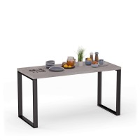Stół kuchenny z metalowymi nogami - Beton