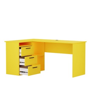 biurko szkolne narożne żółte - aga  (2).jpg