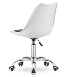 Krzesło obrotowe biurowe Edyta - biało-czarne.jpg