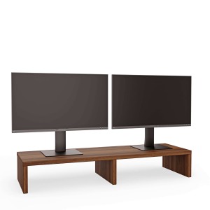 Podwójna podstawka pod monitor - Wenge