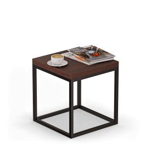 Stolik kawowy metalowy - Wenge