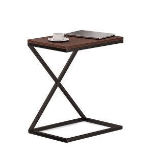 Stolik metalowy X - Wenge