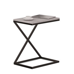 Stolik metalowy X - Beton