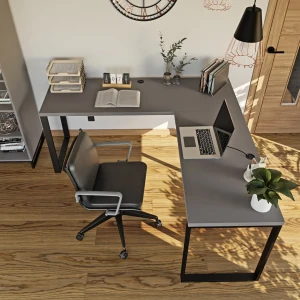 Praktyczne biurko narożne loft grasfit idealne do domowego biura.webp