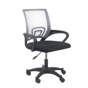 Biurowy fotel, krzesło obrotowe - Szary