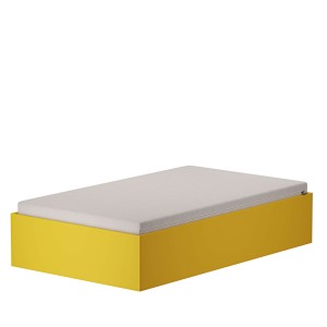 Łóżko dwuosobowe - Żółty