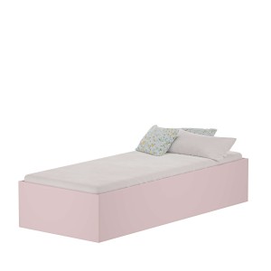 Łóżko jednoosobowe - Różowy 