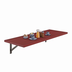 Mały stół kuchenny lewitujący - Czerwony