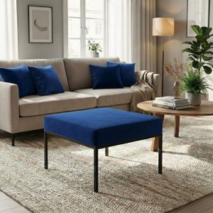 Podnóżek pufa industrialna loft granatowy.jpg