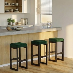 Hoker tapicerowany loft - butelkowa zieleń.jpg